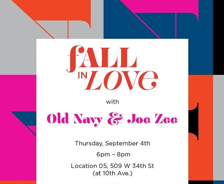 Old Navy + Joe Zee Launch Party