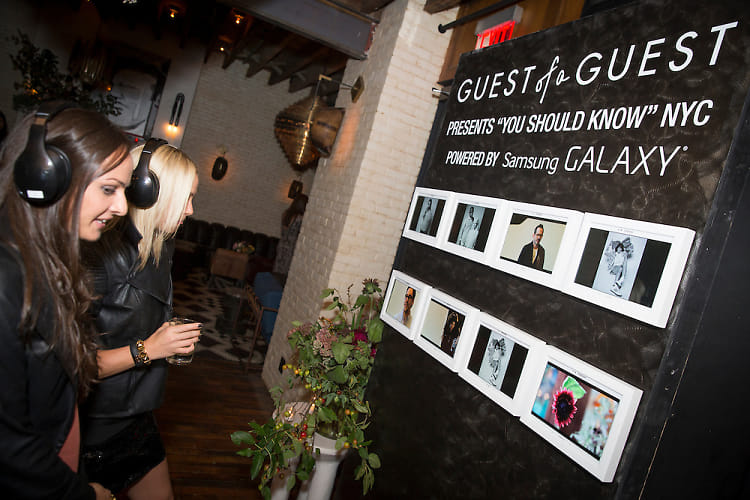 Guest Of A Guest's "You Should Know" Launch Party At The Ludlow Hotel, Powered By Samsung Galaxy 