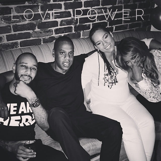 Swizz Beatz, Jay-Z, Alicia Keys, Beyonce