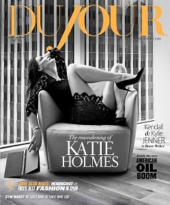 CELEBRATE DUJOUR MAGAZINES FALL COVER STAR KATIE HOLMES 