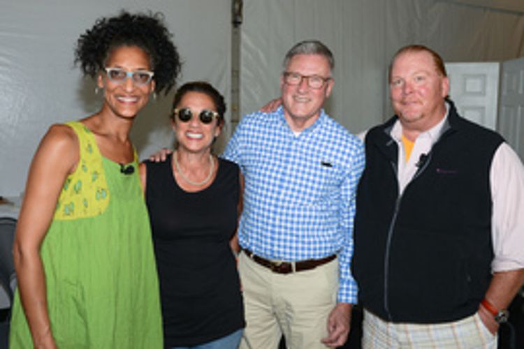 Carla Hall, Susi Cahn, Gregory Long, Mario Batali