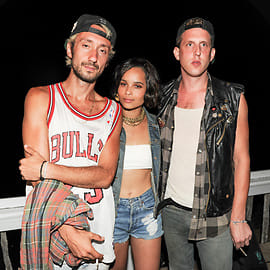 Jimmy Giannopoulos, Zoe Kravitz, James Levy