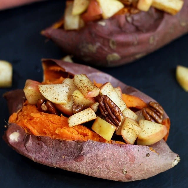 Cinnamon Apple Sweet Potatoes