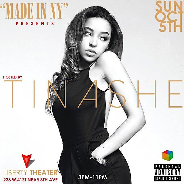 Tinashe & Made in NY Brunch Concert Performance Day Party