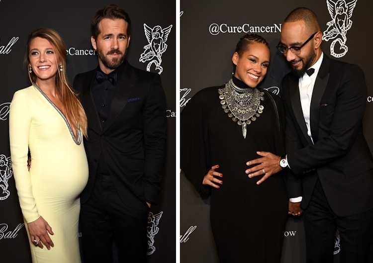 Blake Lively & Alicia Keys Both Show Off Their Baby Bumps At The 2014 Angel Ball In NYC