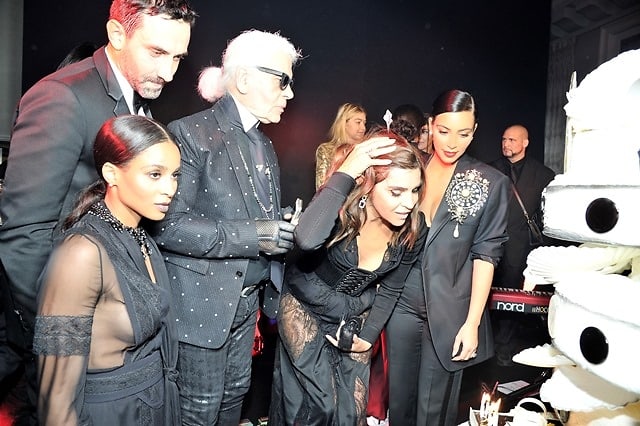 Ciara, Riccardo Tisci, Karl Lagerfeld, Carine Roitfeld, Kim Kardashian