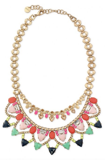 Stella & Dot Fanella Statement Necklace 