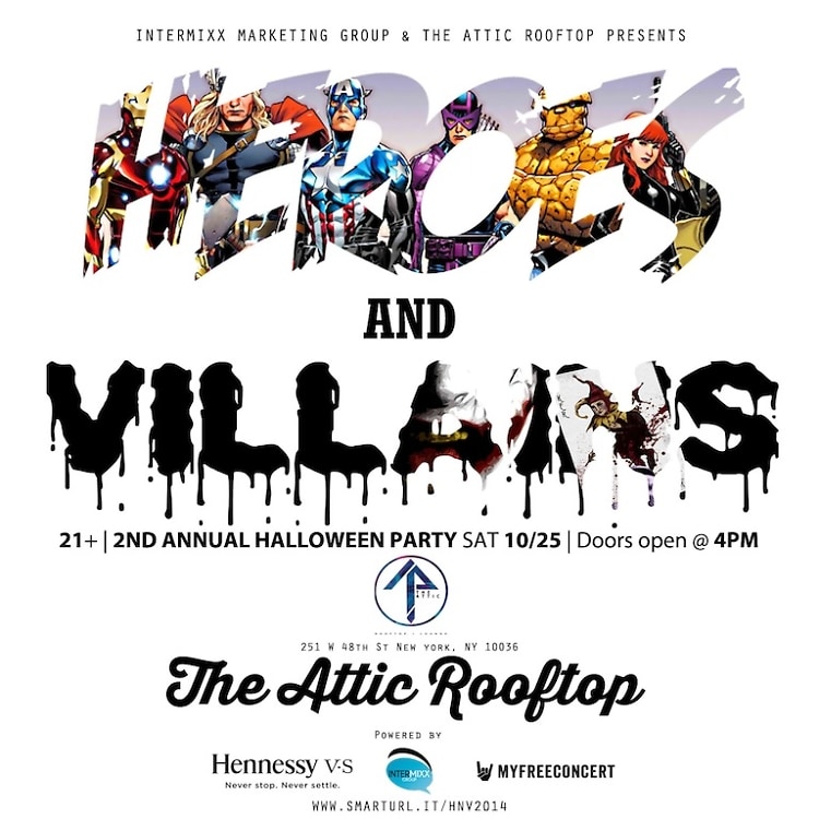 2nd Annual Heroes & Villains Halloween Costume Party