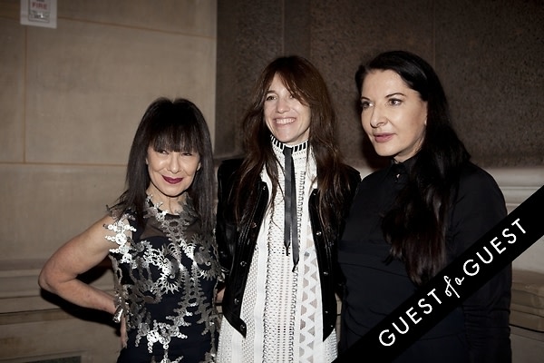 RoseLee Goldberg, Charlotte Gainsbourg, Marina Abramovic