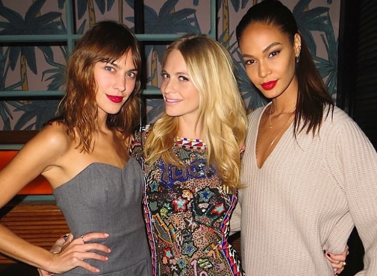 Alexa Chung & Joan Smalls Join Poppy Delevingne In Celebrating Her Solid & Striped Collaboration Launch