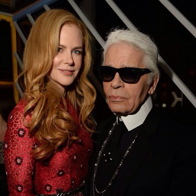 Nicole Kidman, Karl Lagerfeld at LOUIS VUITTON Celebrating