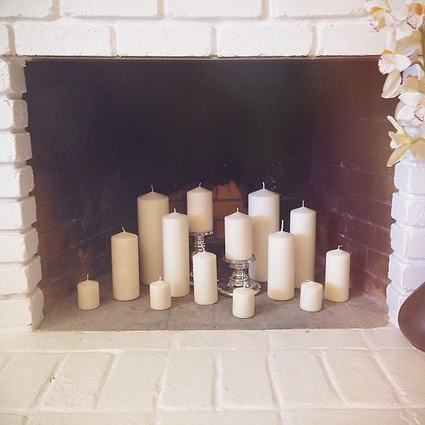 Candle Fireplace