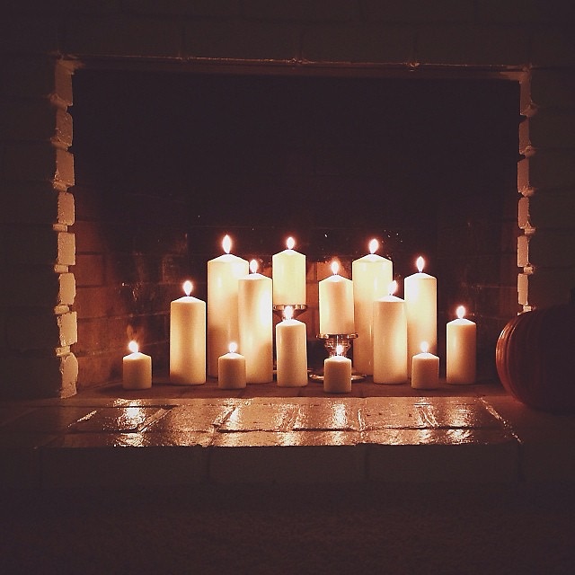 Candle Fireplace