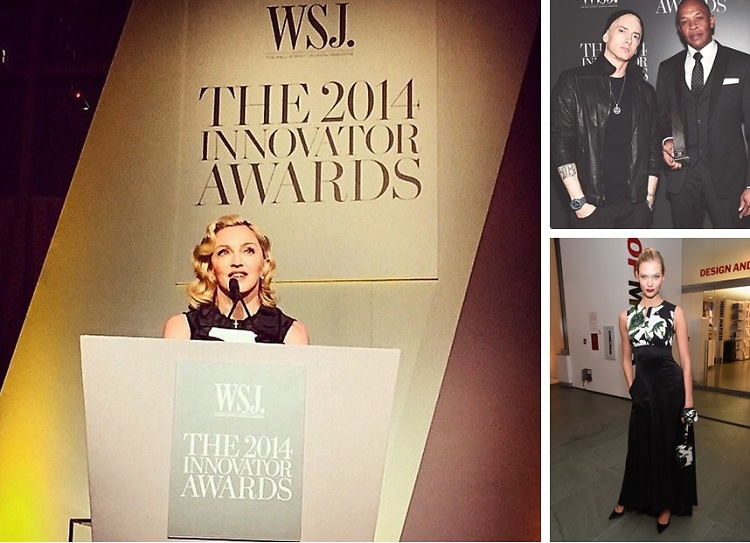 Madonna & Eminem Attend The WSJ. Magazine 2014 Innovator Awards