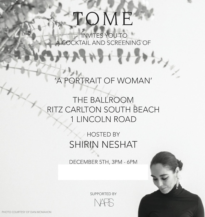 TOME Cocktail Party & Screening of "A Portrait of Woman"