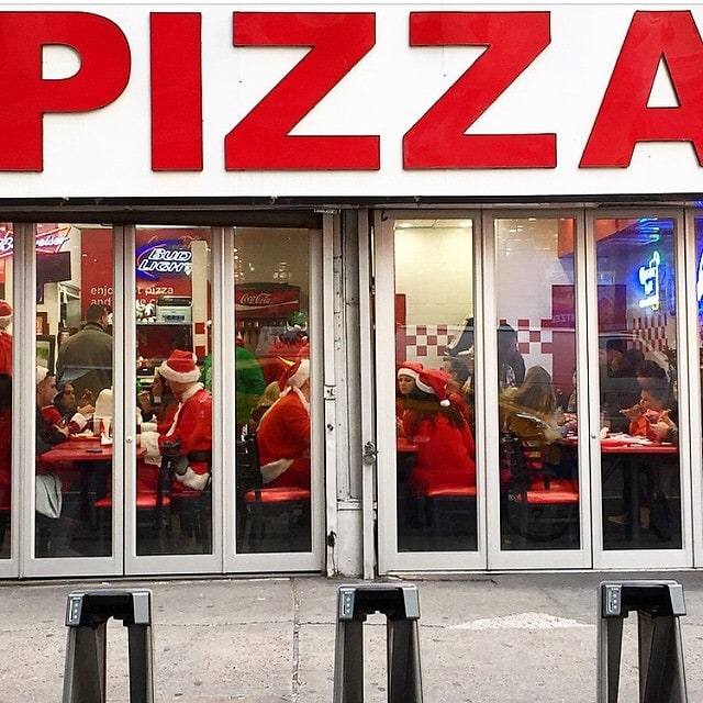 santacon pizza