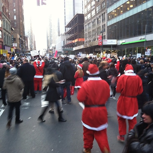 santacon protests