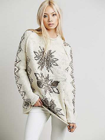 Snowflake Reflection Pullover