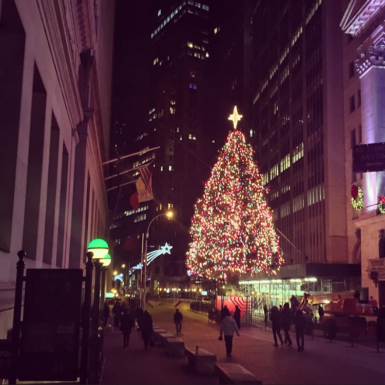 Wall Street Christmas Tree