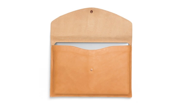 Leather Envelope for 15" Macbook