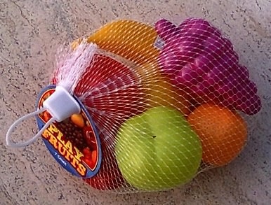 plastic fruit toys