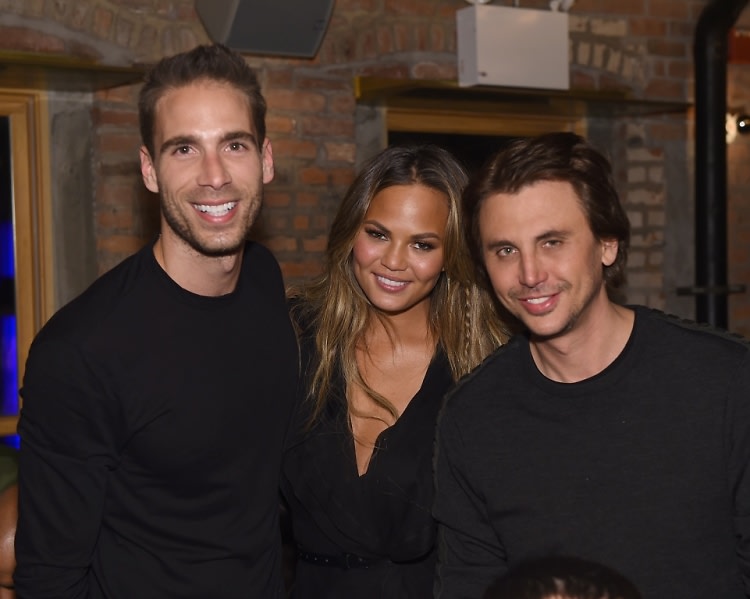 Simon Huck, Chrissy Teigen, Jonathan Cheban