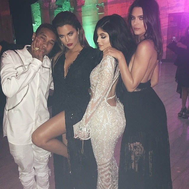 Tyga, Khloe Kardashian, Kylie Jenner, Kendall Jenner