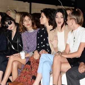 London Fashion Week Front Row Faces Topshop