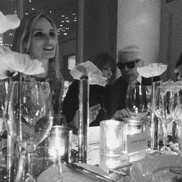 Lauren Santo Domingo, Anna Wintour, Karl Lagerfeld