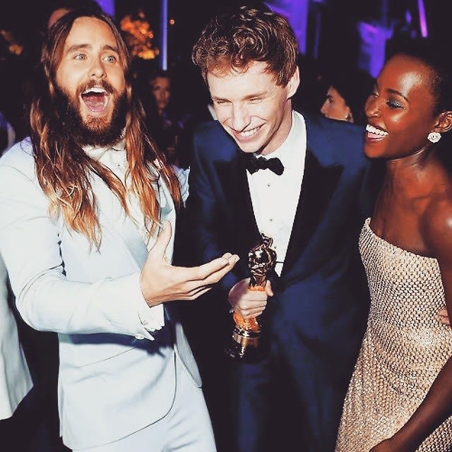 Jared Leto, Eddie Redmayne, Lupita Nyong'o