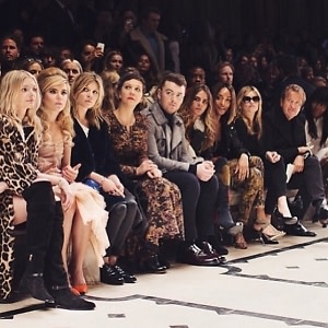 London Fashion Week Burberry Front Row