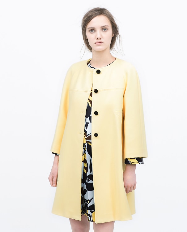 Zara Bell Sleeve Coat