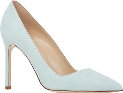 Manolo Blahnik Suede Pumps