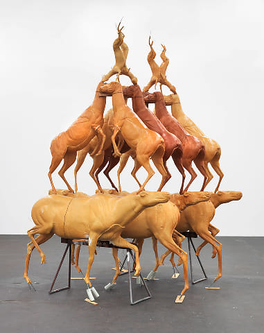 Bruce Nauman, "Animal Pyramid"