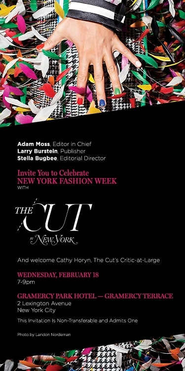 The Cut Fashion Week Party