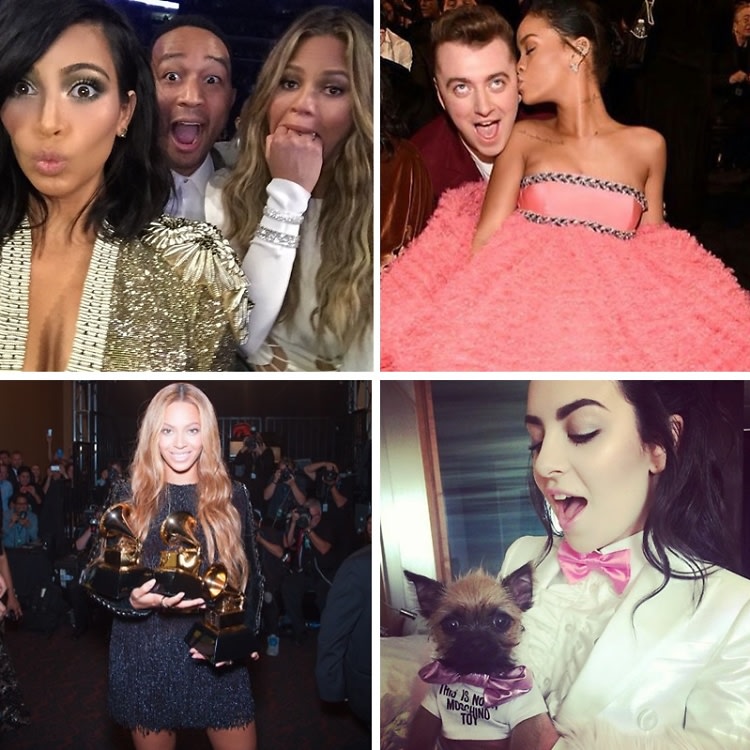 Instagram Round Up: The Best Celebrity Snaps At The 2015 Grammy Awards