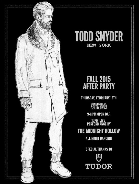 Todd Snyder Fall 2015 After Party