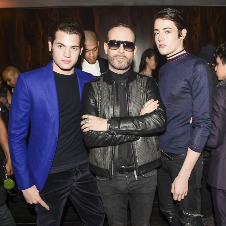 Peter Brant Jr., Thierry Lasry, Harry Brant