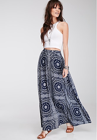 maxi skirt festival outfit