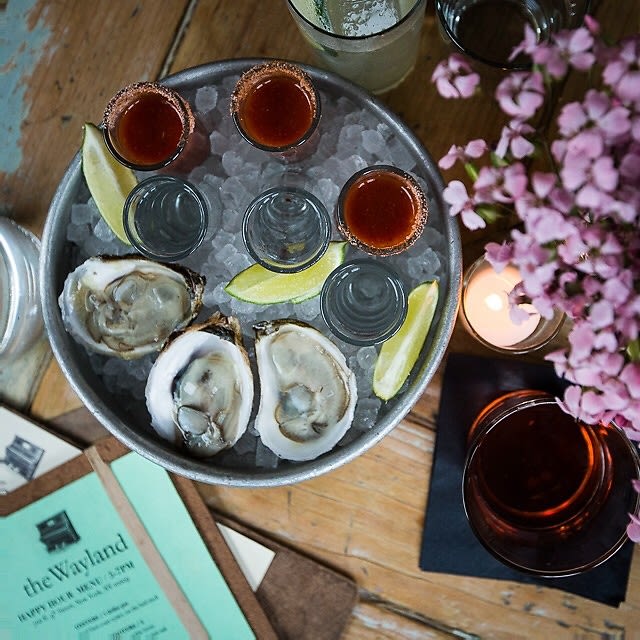 The Wayland's Oyster Happy Hour