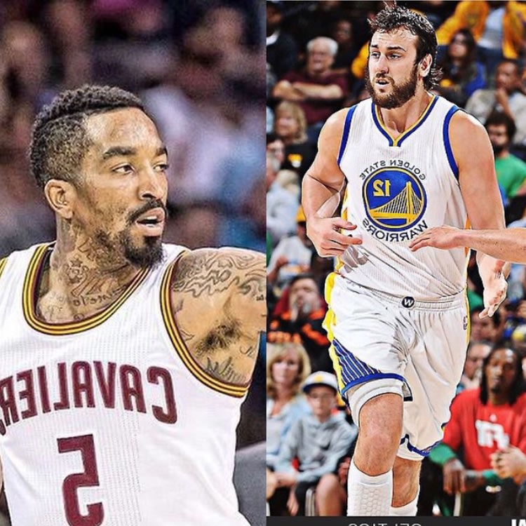 J R Smith and Andrew Bogut