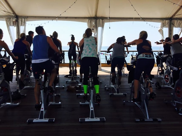 CYC Fitness Beachside Pop Up at Gurney’s Montauk