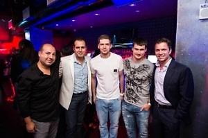 Pete Kalamoutsos, Antonis Karagounis, Evgeny Kuznetsov, Dmitry Orlov, Win Sheridan