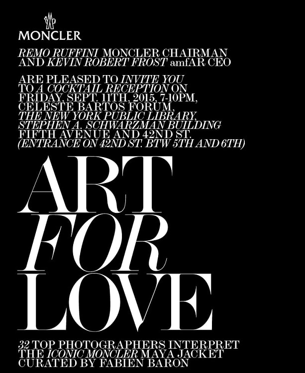 Moncler "ART FOR LOVE"