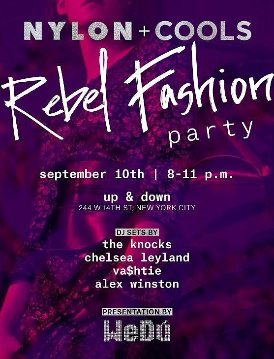 NYLON x COOLS Rebel Fashion Party
