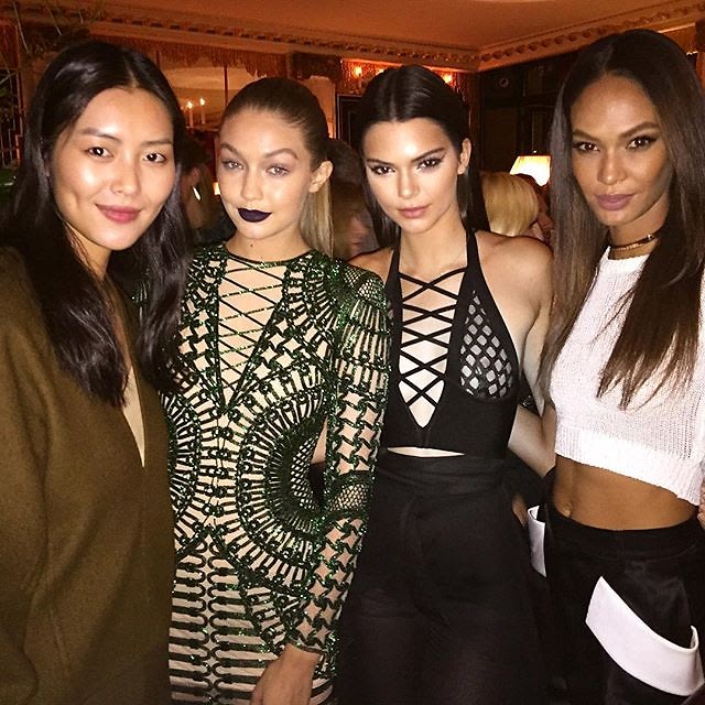 Liu Wen, Gigi Hadid, Kendall Jenner, Joan Smalls