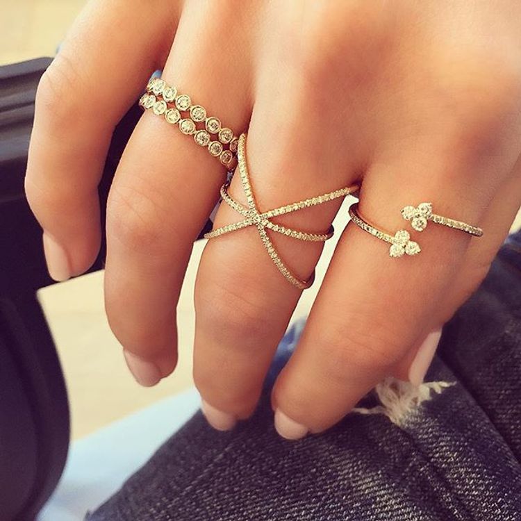 EF Collection Diamond Cage Ring