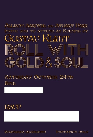 Gustav Klimt: Roll with Gold & Soul