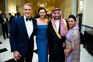 Dolph Lundgren, Abdul-Aziz bin Talal bin Abdul-Aziz Al Saud, Princess Sora Al Saud