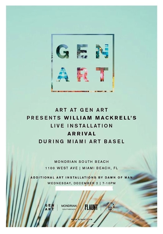 GEN ART + Flaunt Present William Mackrell's Live Installation 